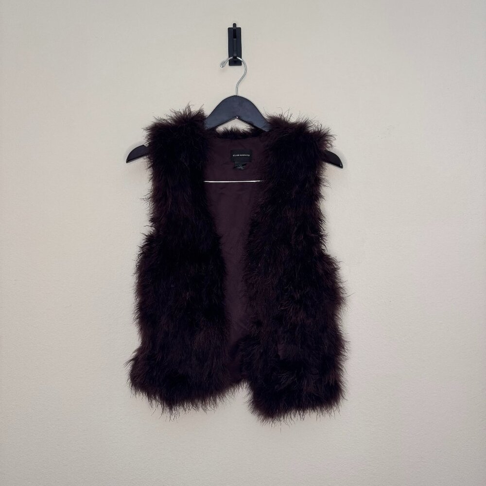 Club Monaco Genuine Feather Vest
